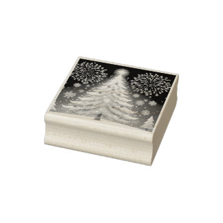 Carimbo De Borracha Merry Christmas Tree Coffee Mug – Winter Festival