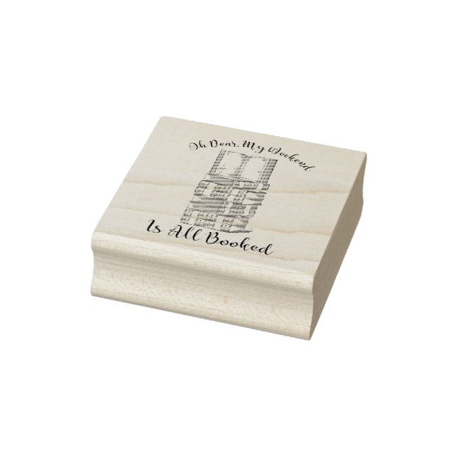 Carimbo De Borracha Meu Fim De Semana Está Reservado (Carimbo)