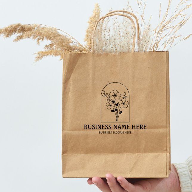 Carimbo De Borracha Modelo de negócios personalizado moderno do Wiln F (Criador carregado)