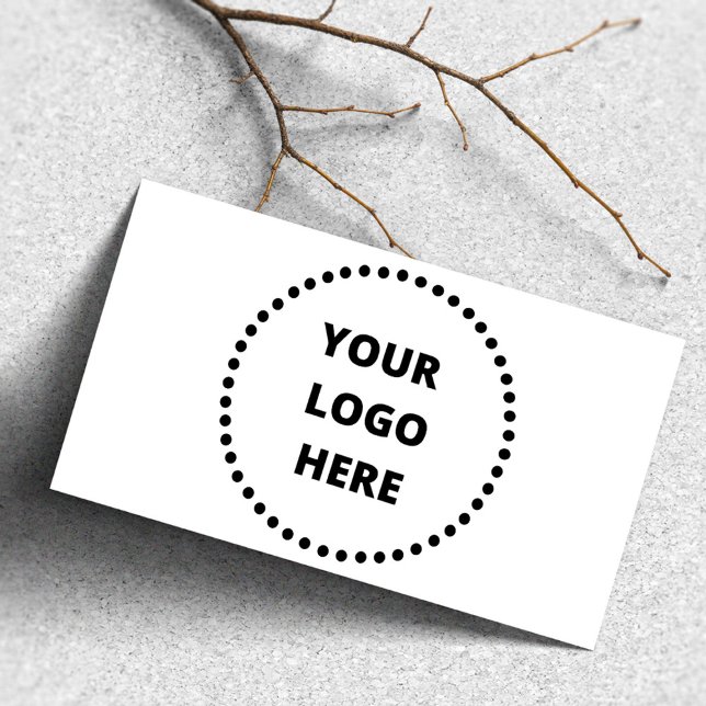 Carimbo De Borracha Moldura Redonda Pontilhada com Estilo para Seu Log (Criador carregado)