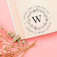 Monograma e Floral da Biblioteca do Livro