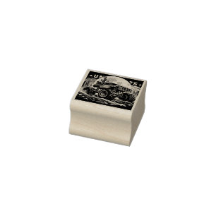 CARIMBO DE BORRACHA MONSTER TRUCK WOOD ART STAMP