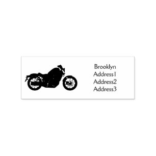 Carimbo De Borracha motocicleta legal