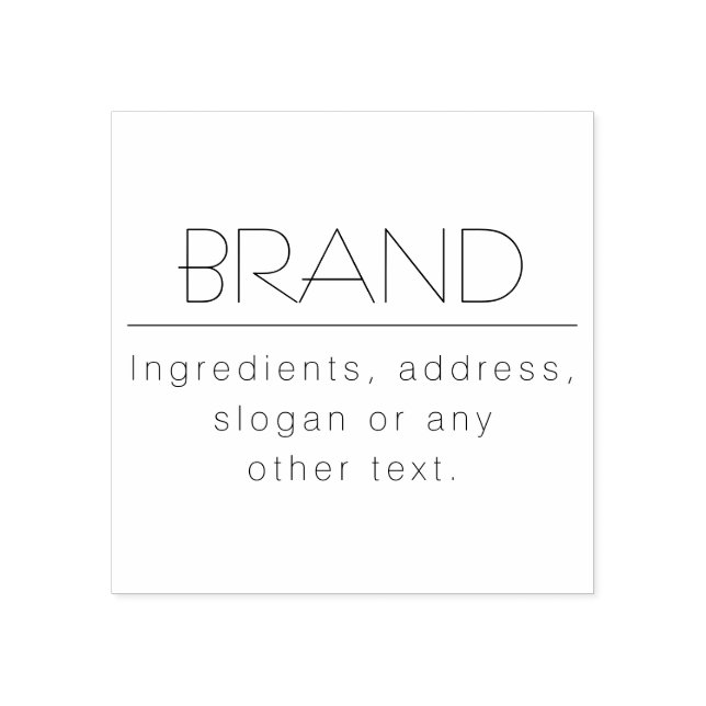 Carimbo De Borracha Na moda Multi-propósito (Impressão)