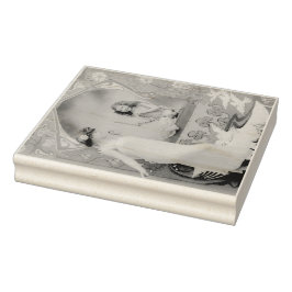 Carimbo De Borracha namorados Art Nouveau 1904