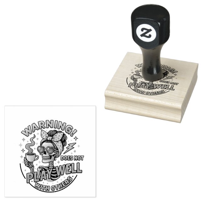 Carimbo De Borracha Não Joga Bem... (Carimbado)