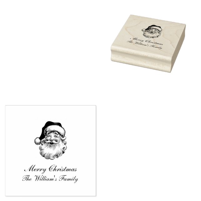 Carimbo De Borracha Natais vintages tradicionais (Carimbado)