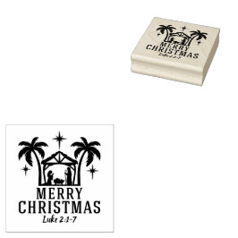 Carimbo De Borracha Natal Natividade Feliz Natal