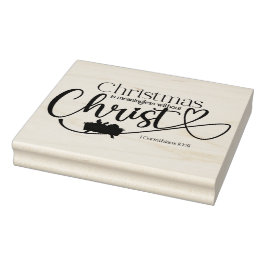 CARIMBO DE BORRACHA NATAL SEM SIGNIFICADO SEM MADEIRA CRISTO