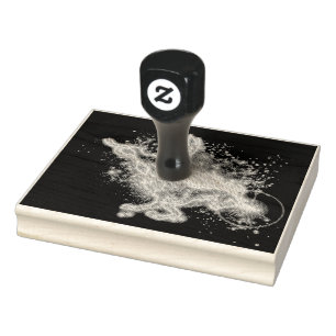 Carimbo De Borracha Neon Unicorn