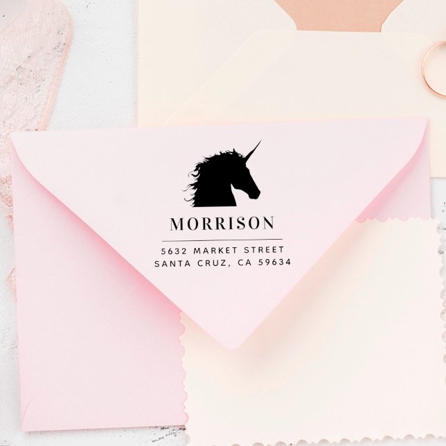 Carimbo De Borracha Nome da Família Personalizada e Saída de Endereço  (Criador carregado)