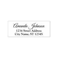 Nome da família personalizada Endereço RSVP Real