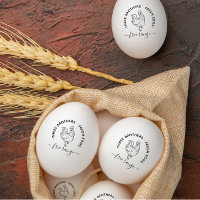 Nome da Fazenda Personalizada Rustic Elegante | Ov