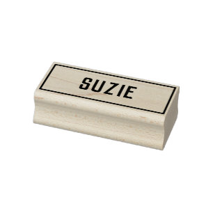 Carimbo De Borracha Nome de Suzie