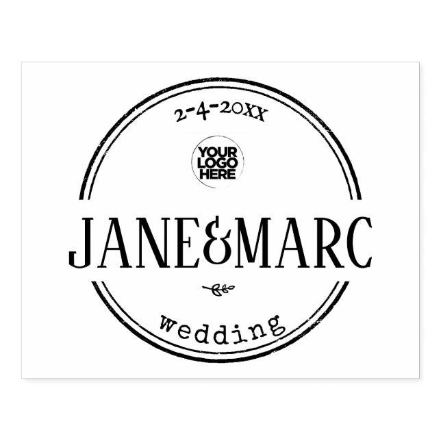 Carimbo De Borracha Nome do casal Favor de Casamento (Impressão)