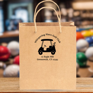 Carimbo De Borracha Nome do Clube de Logotipos de Carrinho Golf