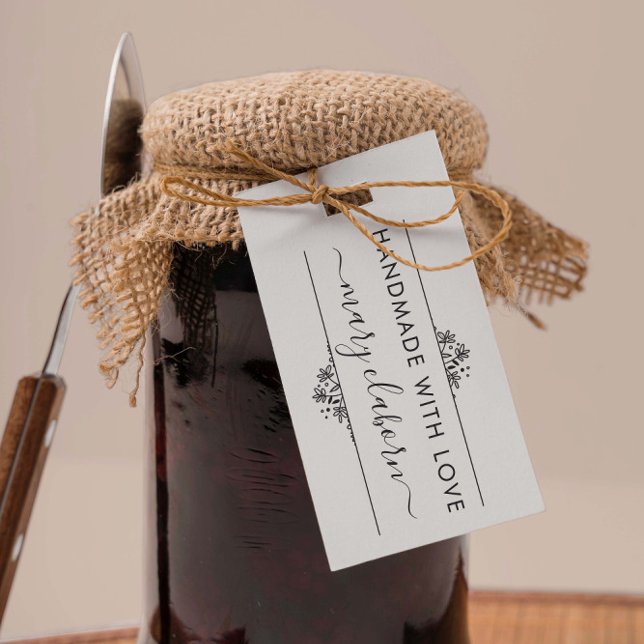 Carimbo De Borracha Nome Personalizado de Flores Selvagens Modernas Fa (Criador carregado)