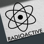 Carimbo De Borracha Novidade Radioativa Funny<br><div class="desc">Carimbo RADIOATIVO - Este carimbo radioativo faz parte da nossa coleção fantástica "diga-o com um selo". Todos os itens são super divertidos e inspirados pelos ícones das mídias sociais, símbolos de carga e desenhos animados. Uma maneira muito engraçada de mostrar seus sentimentos e pensamentos. Não se esqueça de passar e...</div>