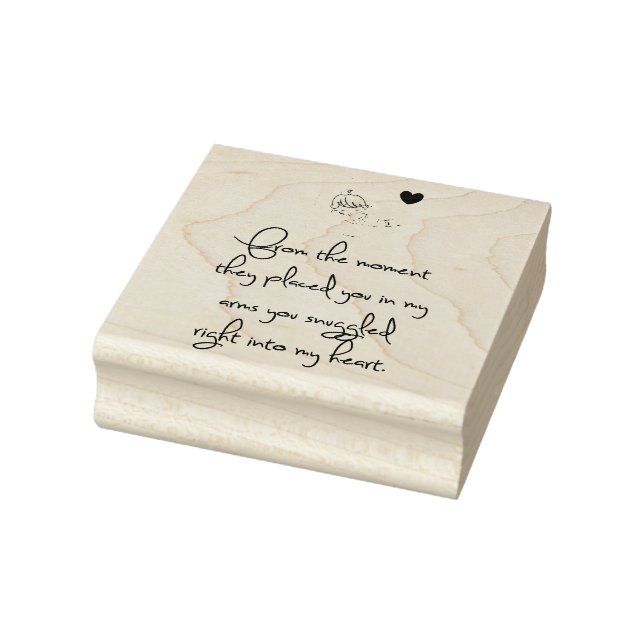 Carimbo De Borracha Novo Bebê (Carimbo)