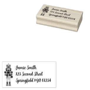 Carimbo De Borracha Noz-cracker com canas doces