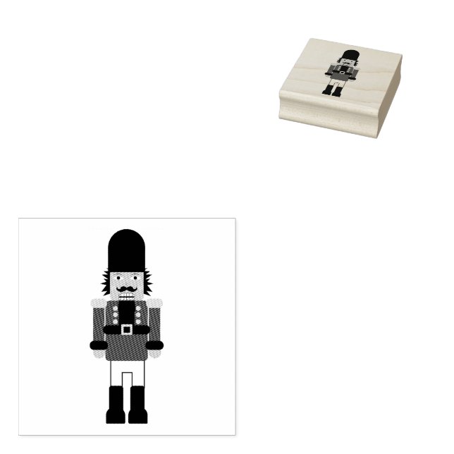 Carimbo De Borracha Nutcracker (Carimbado)