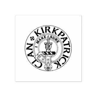 Carimbo De Borracha O Selo Perfeito CLAN KIRKPATRICK 2x2