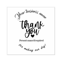 Carimbo De Borracha Obrigado pelo fazer do nosso dia!