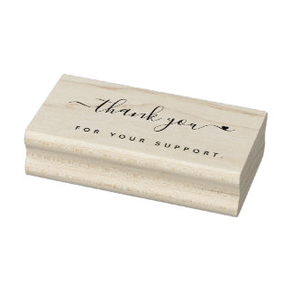 Carimbo De Borracha Obrigado pelo seu apoio