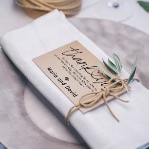 Carimbo De Borracha Obrigado Simples Casamento