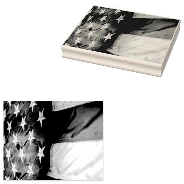 Carimbo De Borracha Orgulhoso de ser americano (Carimbado)