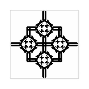 Carimbo De Borracha Ornamento