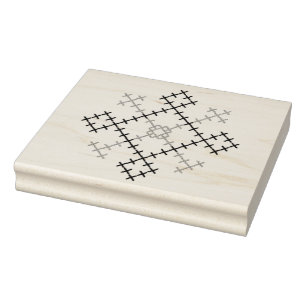 Carimbo De Borracha Ornamento popular ucraniano