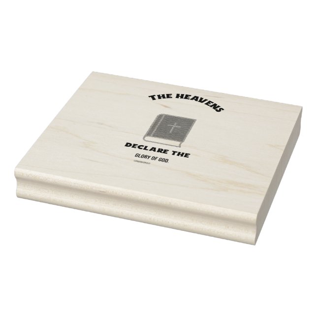 CARIMBO DE BORRACHA OS CÉUS DECLARAM (Carimbo)