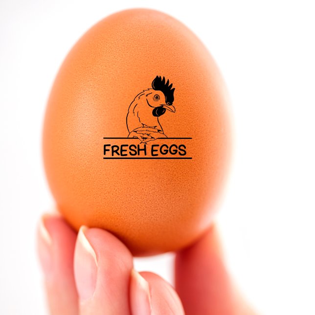 Carimbo De Borracha OVOS FRESCOs (fresh eggs)