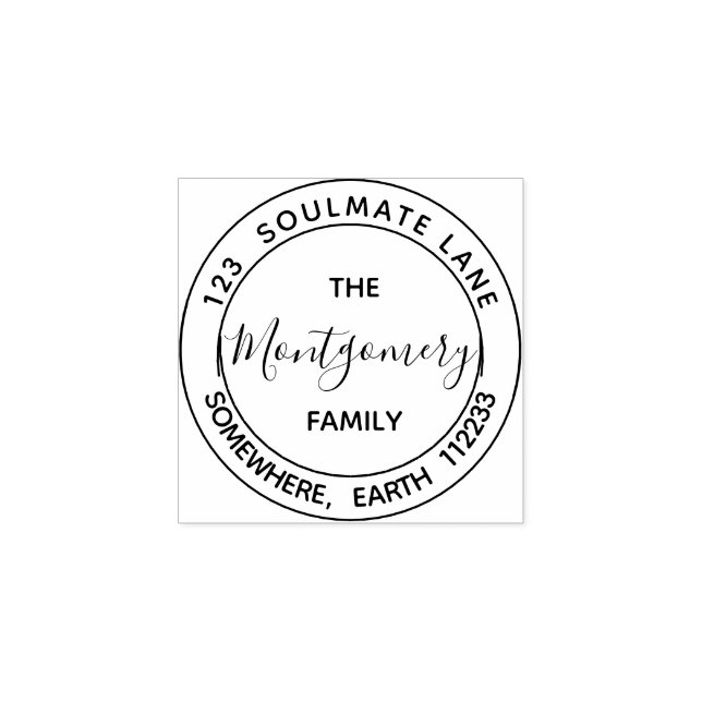 Carimbo De Borracha Padrão | Crie pessoal (Impressão)