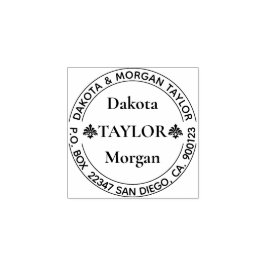 Carimbo De Borracha Padrão | Crie pessoal