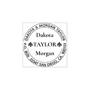 Carimbo De Borracha Padrão   Crie pessoal