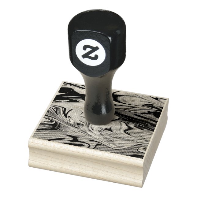 Carimbo De Borracha Padrão de arte da galáxia azul (Carimbo)