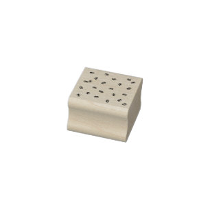 Carimbo De Borracha Padrão De Bean De Café