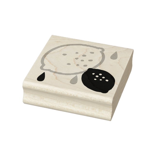 Carimbo De Borracha Padrão de limão azul e laranja, com Frutas empinad (Carimbo)