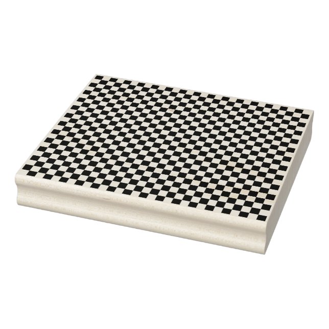 Carimbo De Borracha Padrão de quadro de verificação fino (Carimbo)