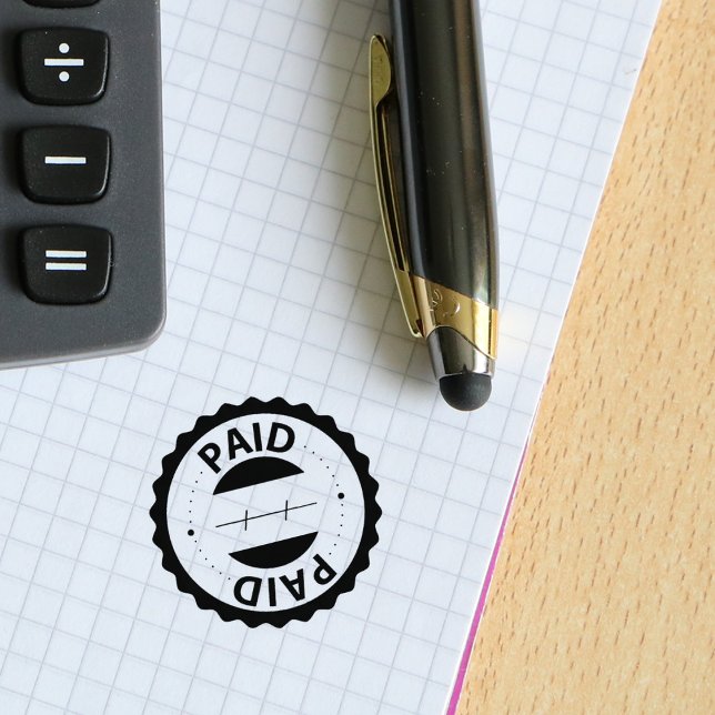 Carimbo De Borracha Pagos, Contabilista, Pequenas Empresas (Criador carregado)