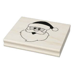 Carimbo De Borracha - Papai noel Face