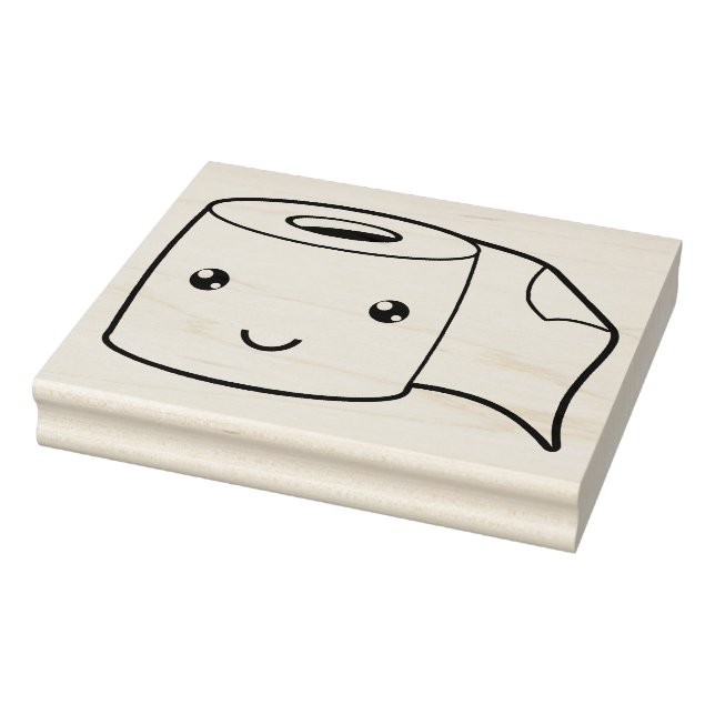 Carimbo De Borracha Papel Feliz (Carimbo)