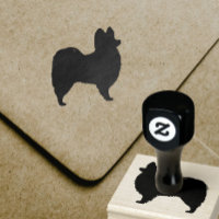 Papillon Dog Breed Silhouette