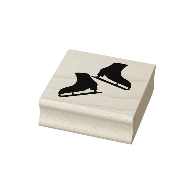 Carimbo De Borracha Par de skates de patinagem de gelo (Carimbo)