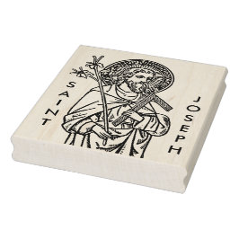 Carimbo De Borracha Parte Superior do Tronco de São José (Detalhe; DT