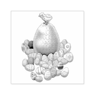 Carimbo De Borracha Páscoa Egghunt