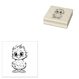 Carimbo De Borracha Pássaro