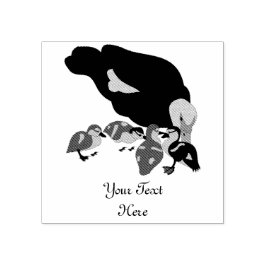 Carimbo De Borracha Pato Muscovy e Pato